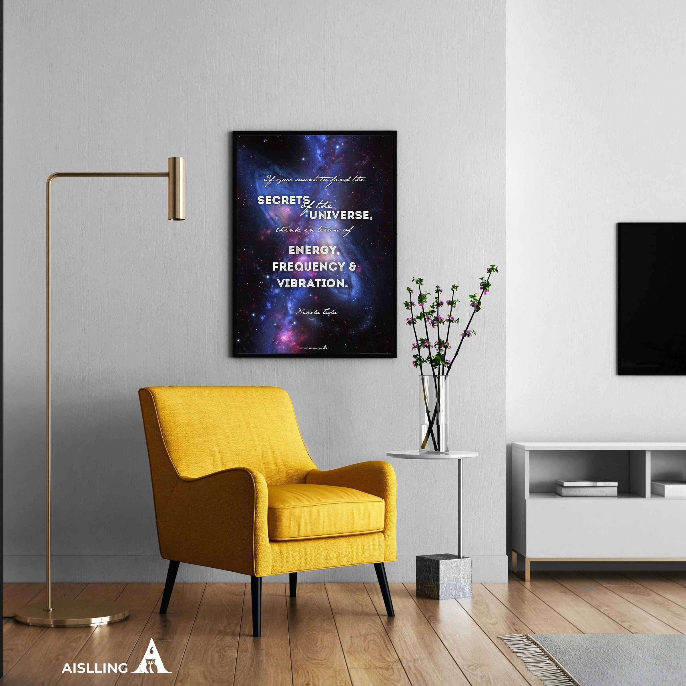 Aislling — If you want to find the secrets of the universe, Nikola Tesla Quote Poster Printables, Inspirati... | Aislling printable