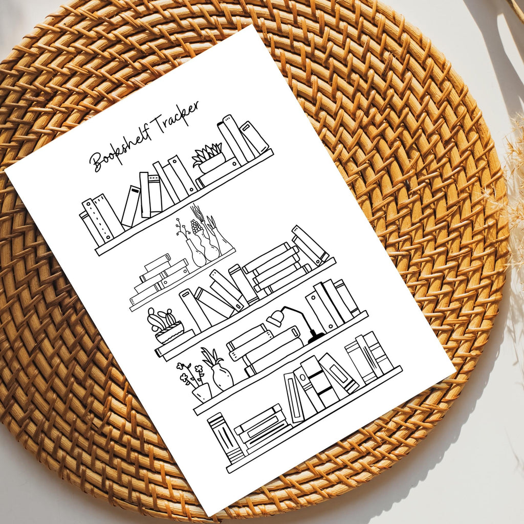 Book Challenge — Bookshelf Printable, Reading Planner, Book Tracker, Reading Log, Reading Challenge, Readin... | Bloom Joyfully printable