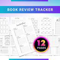Book Challenge — Reading Journal Pages Printable Bundle, 2026 Book Review Printable, Journal Pages, Book sh... | Bloom Joyfully printable
