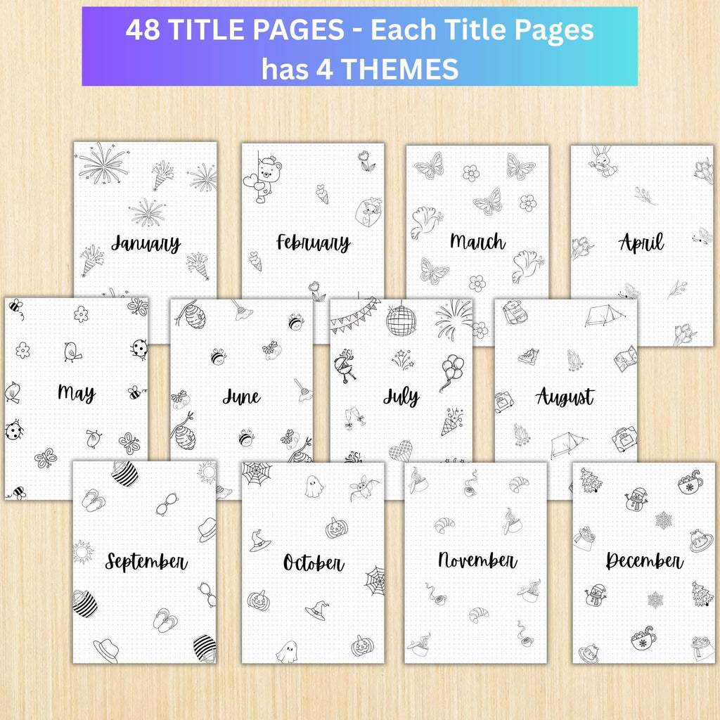 2026 BIG JOURNAL BUNDLE, Calendar, Cover Page, Monthly, Yearly Planner, Mood Tracker, Digital Planner Pages... | Mindfulness printable