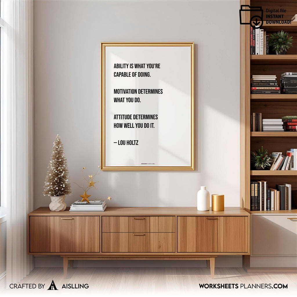 Aislling — Motivational Quote Wall Art Printable, Instant Download Quotes Digital Printable Wall Art Inspir... | Aislling printable