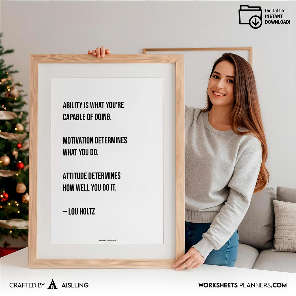 Aislling — Motivational Quote Wall Art Printable, Instant Download Quotes Digital Printable Wall Art Inspir... | Aislling printable