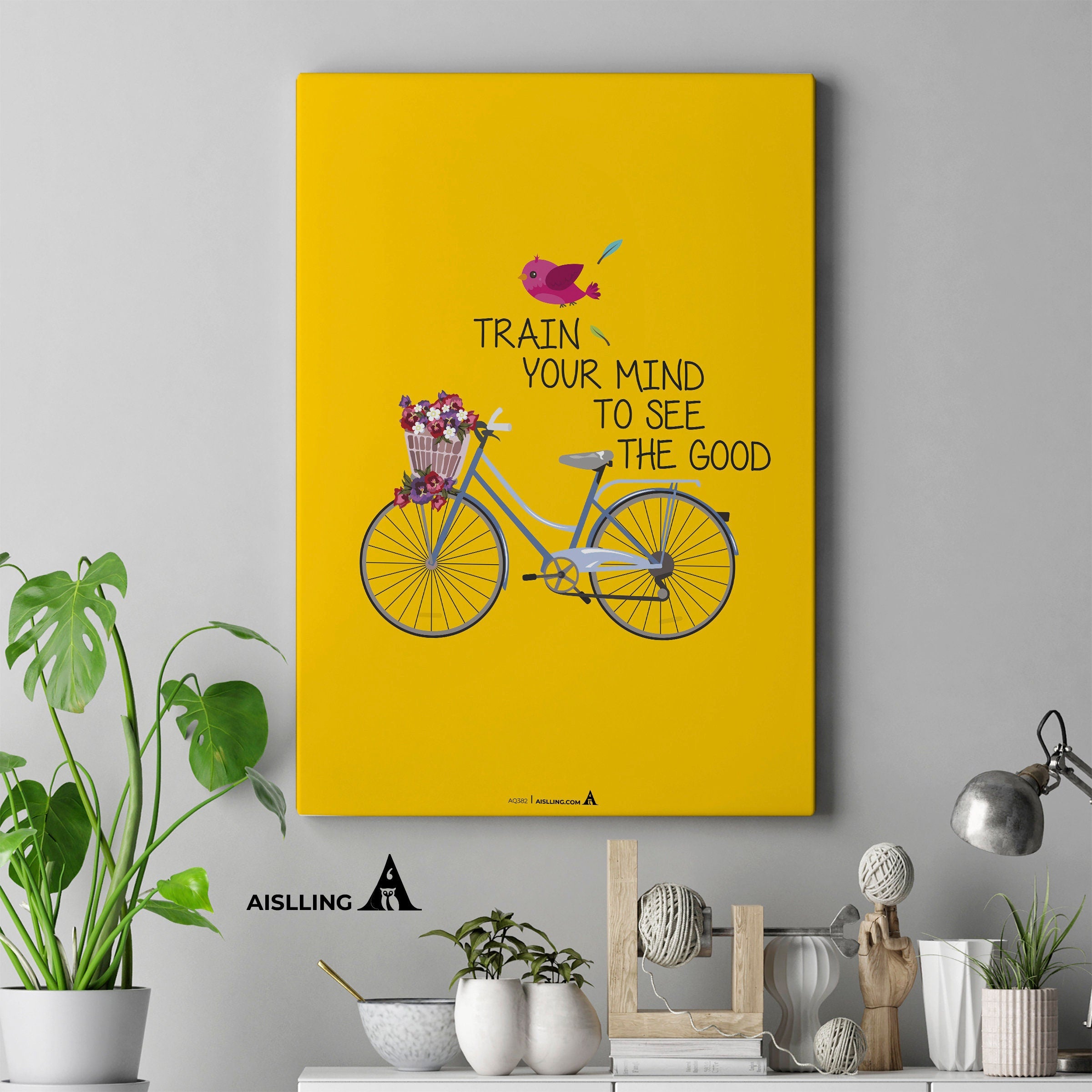 Aislling — Train Your Mind to see the Good, quotes Pintables, Motivational Quote wall art Inspirational quo... | Aislling printable