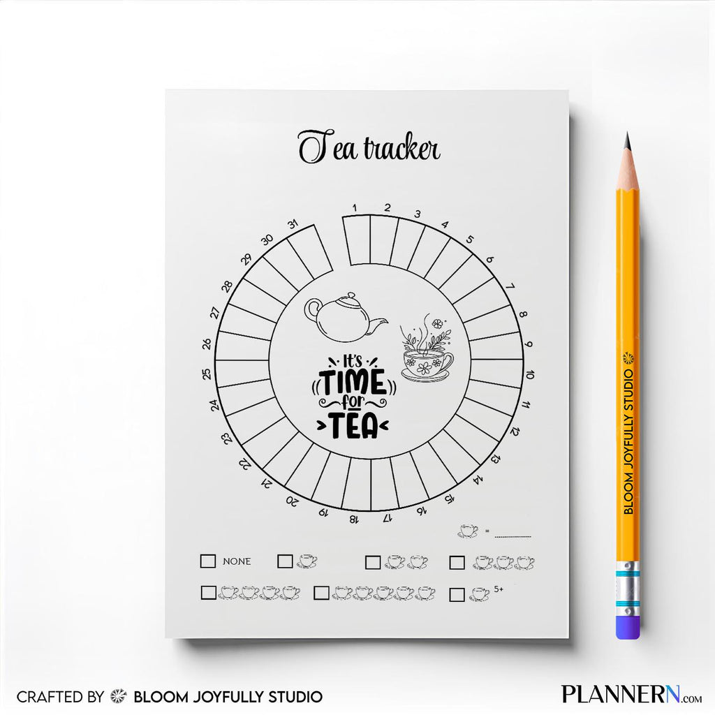Herbal Tea Log — Tea Tracker PRINTABLE, Daily Tea Log Journal, Tea Lover Planner, Herbal Tea log, Wellness ... | Bloom Joyfully printable