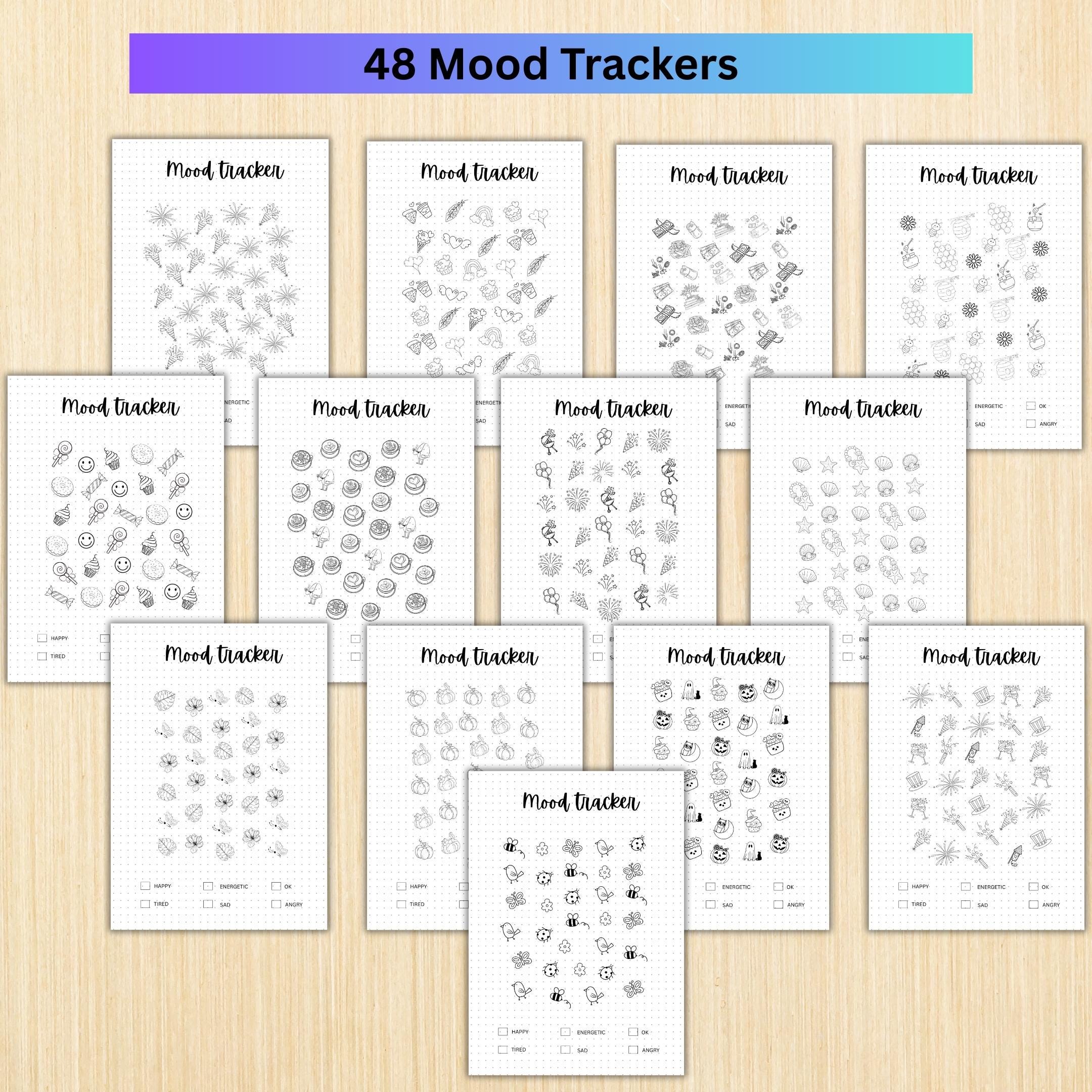 2026 BIG JOURNAL BUNDLE, Calendar, Cover Page, Monthly, Yearly Planner, Mood Tracker, Digital Planner Pages... | Mindfulness printable