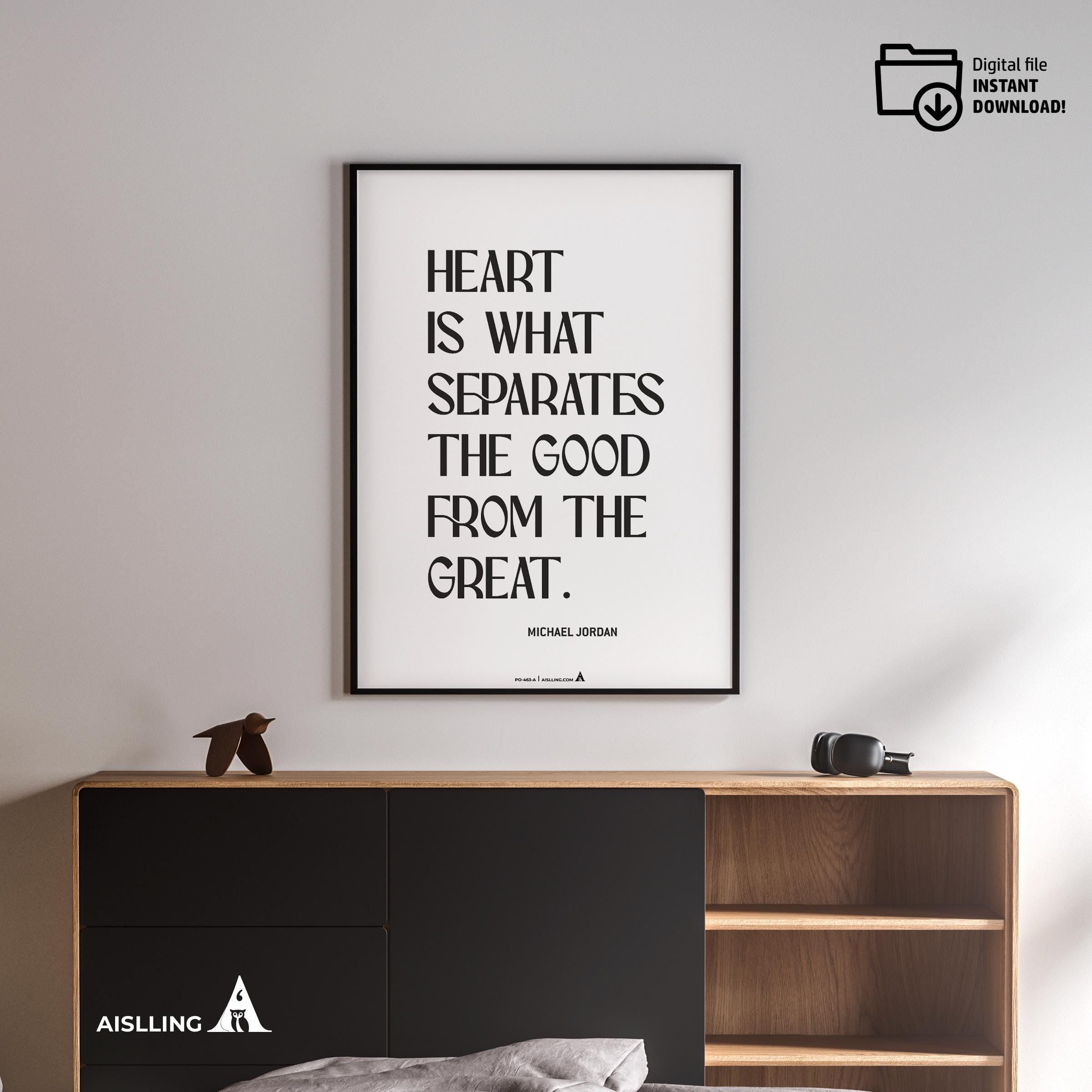 Aislling — Michael Jordan Quotes Digital Printable Wall Art Inspirational Quotes Jordan Mentality Poster Ba... | Aislling printable