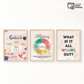 Adhd Worksheets — Set of 3 Prints, Grateful Prints, POSTER/CARD, ADHD, Autism, coping skills, mental health... | Mindfulness printable