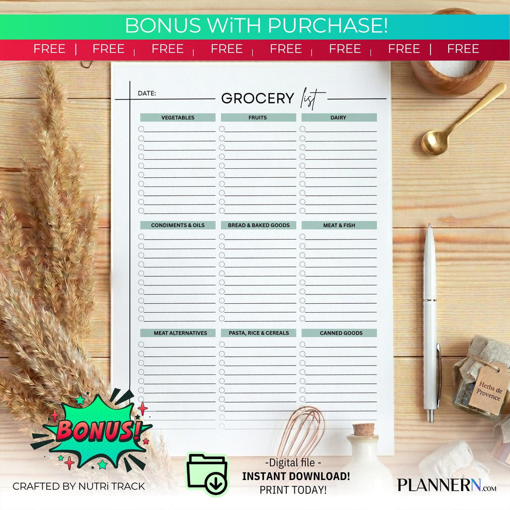Blood Sugar — Insulin Resistance Bundle PRINTABLE, Insulin Resistance Food List, Meal Plan, Snack Chart, Gr... | Nutri Track printable