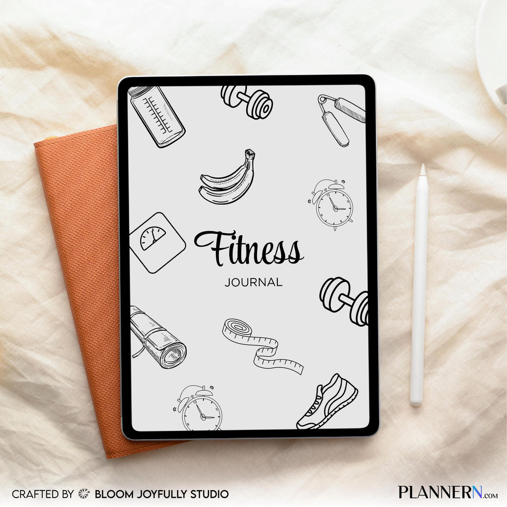 30 Day Fitness — Fitness Journal Title Page PRINTABLE, Fitness Planner, Weight Loss Journal, Health Planner... | Nutri Track printable