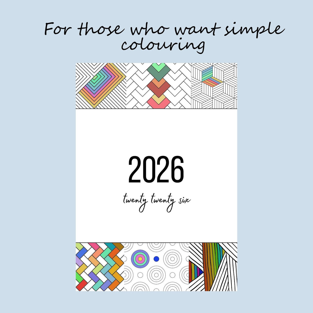 2026 Cover Pages — 2026 Bullet Journal Cover Page, PRINTABLE Title Page, 2026 Planner Cover, BUJO Cover Pag... | Bloom Joyfully printable