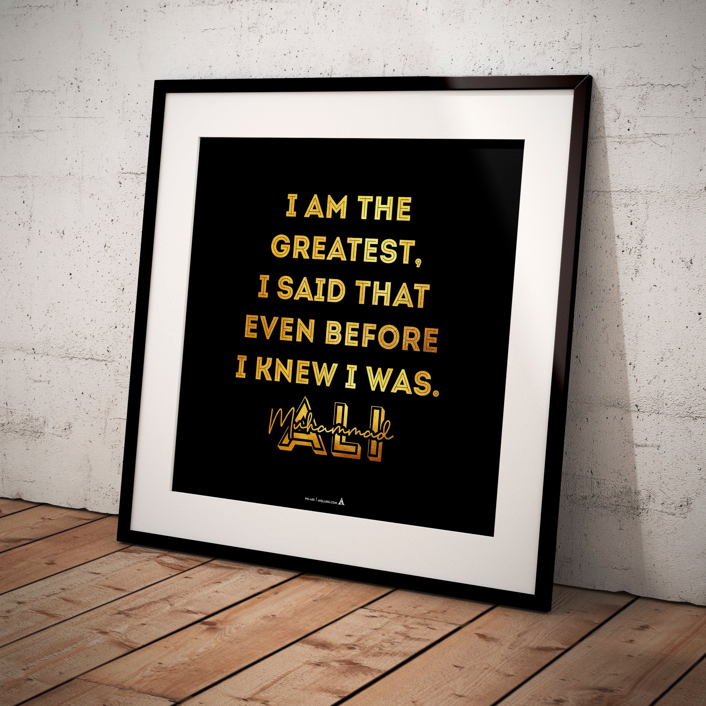 Aislling — Muhammad Ali Poster Quote Boxing Sports Quotes Posters Decorations Growth Mindset Décor Classroo... | Aislling printable