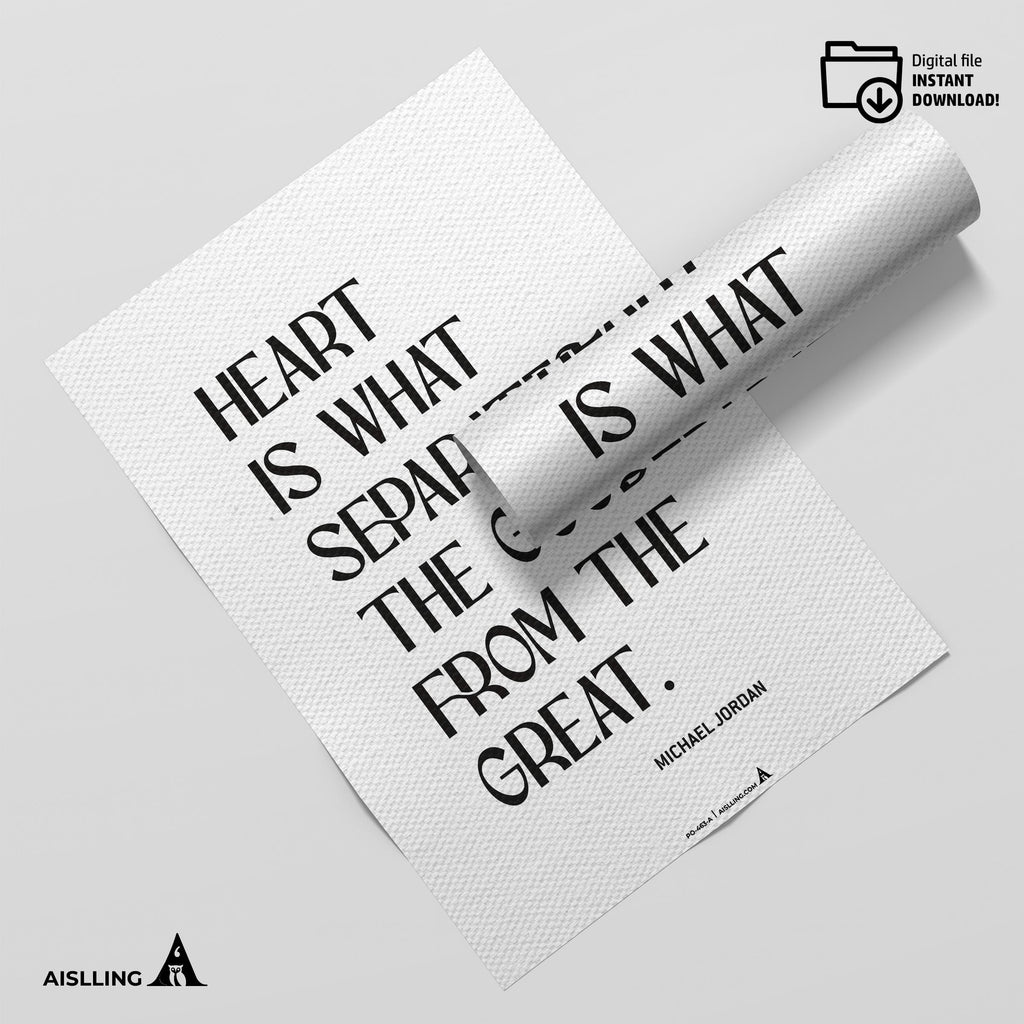 Aislling — Michael Jordan Quotes Digital Printable Wall Art Inspirational Quotes Jordan Mentality Poster Ba... | Aislling printable