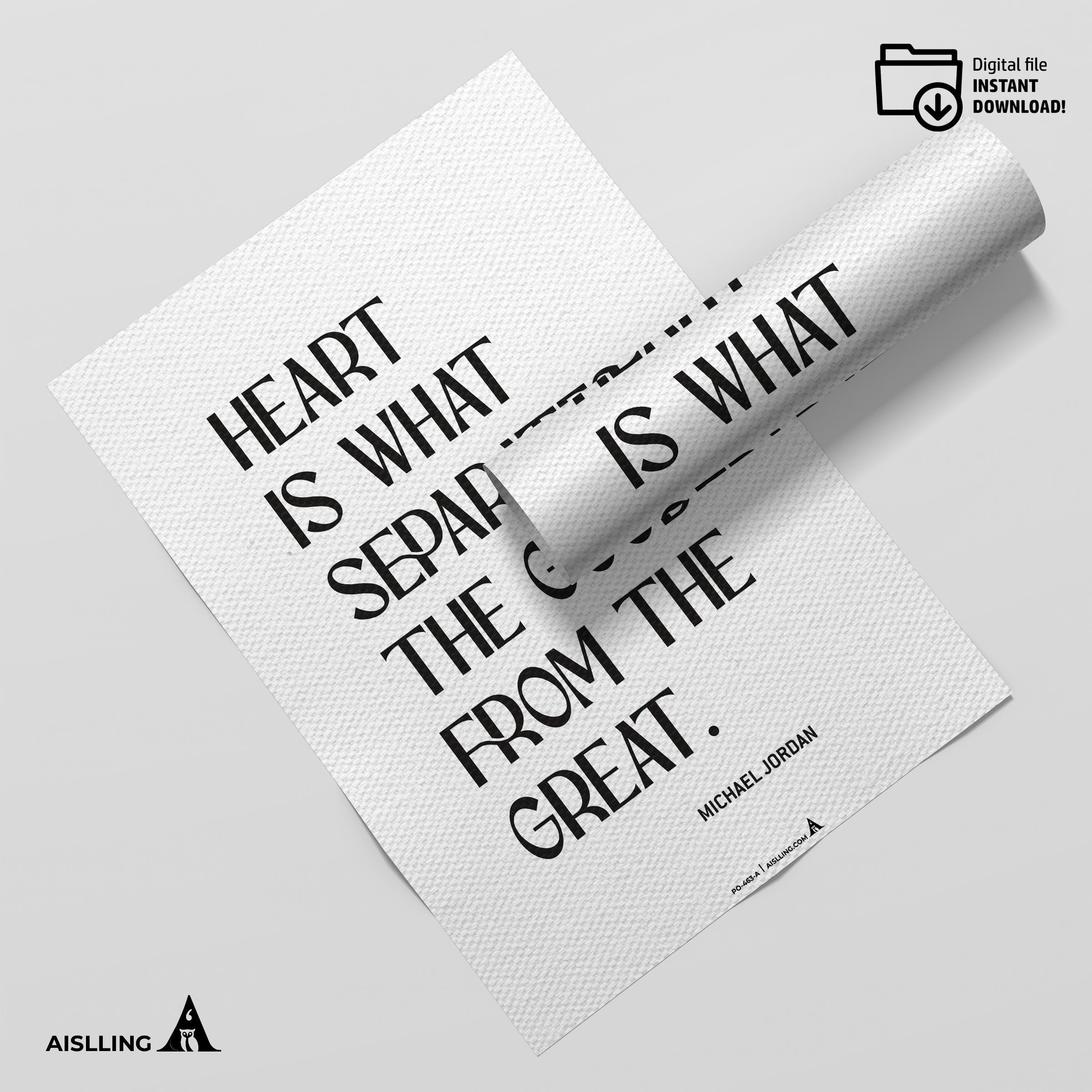 Aislling — Michael Jordan Quotes Digital Printable Wall Art Inspirational Quotes Jordan Mentality Poster Ba... | Aislling printable
