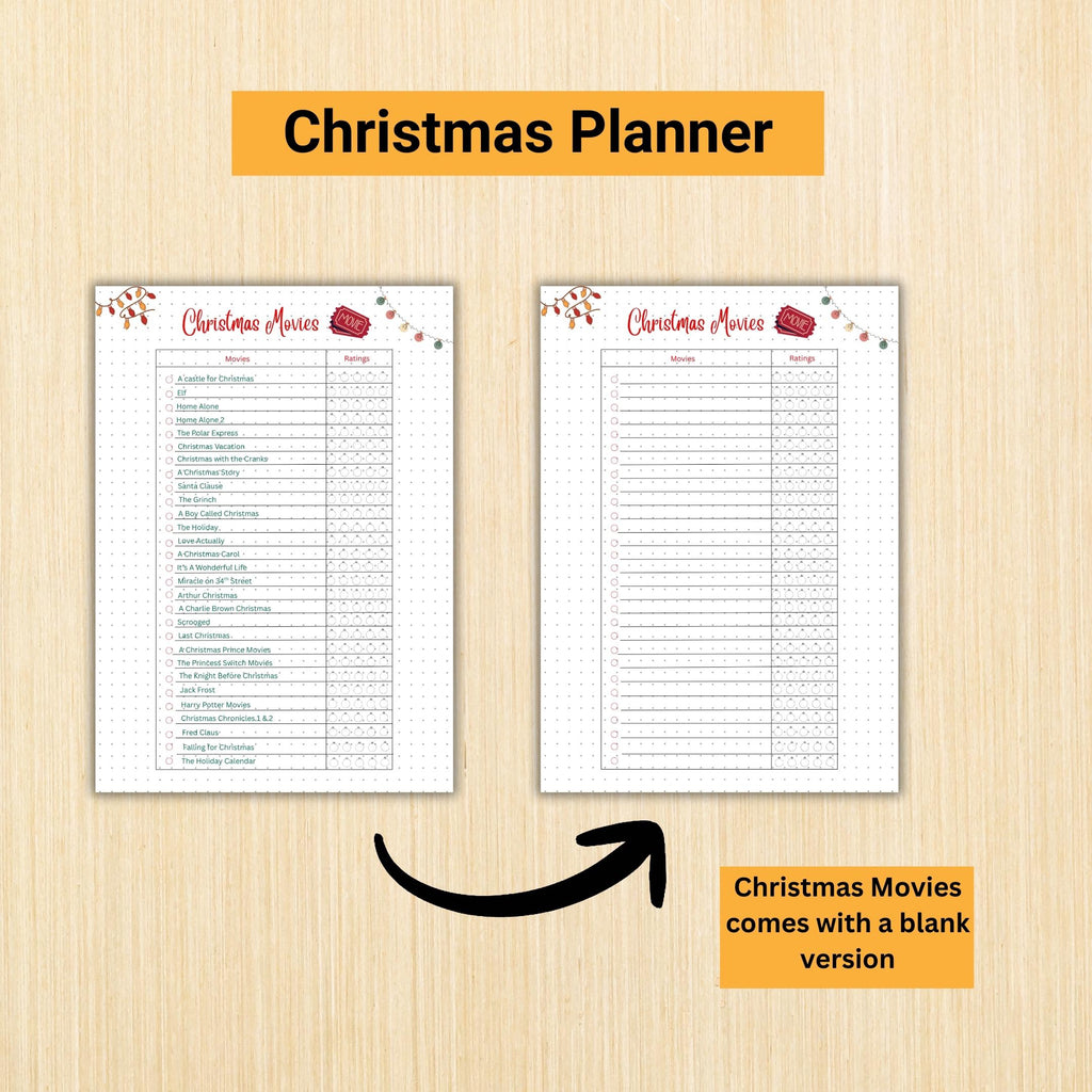 Christmas Budget — CHRISTMAS JOURNAL BUNDLE, Digital Planner Pages, Printable Planner, A4 & A5 Size | Bloom Joyfully printable
