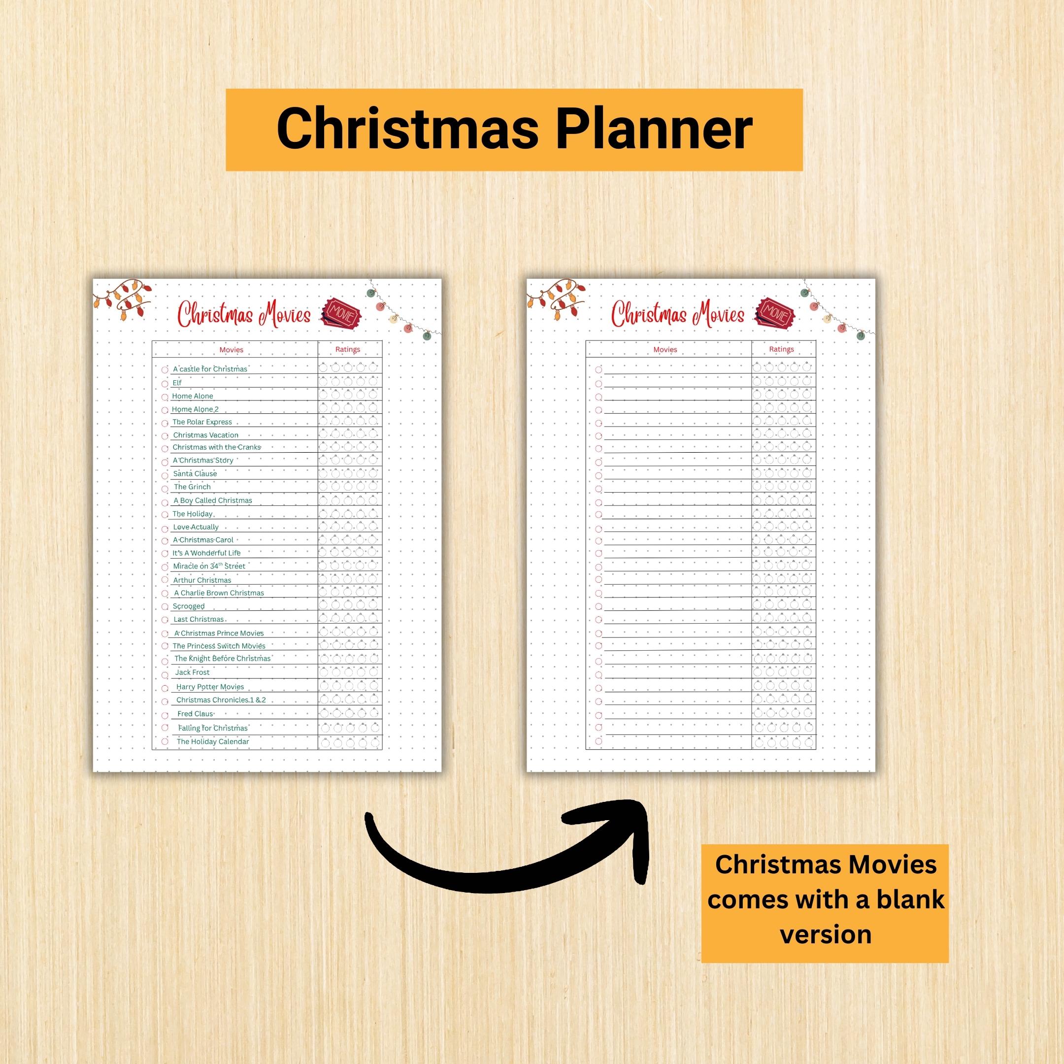Christmas Budget — CHRISTMAS JOURNAL BUNDLE, Digital Planner Pages, Printable Planner, A4 & A5 Size | Bloom Joyfully printable