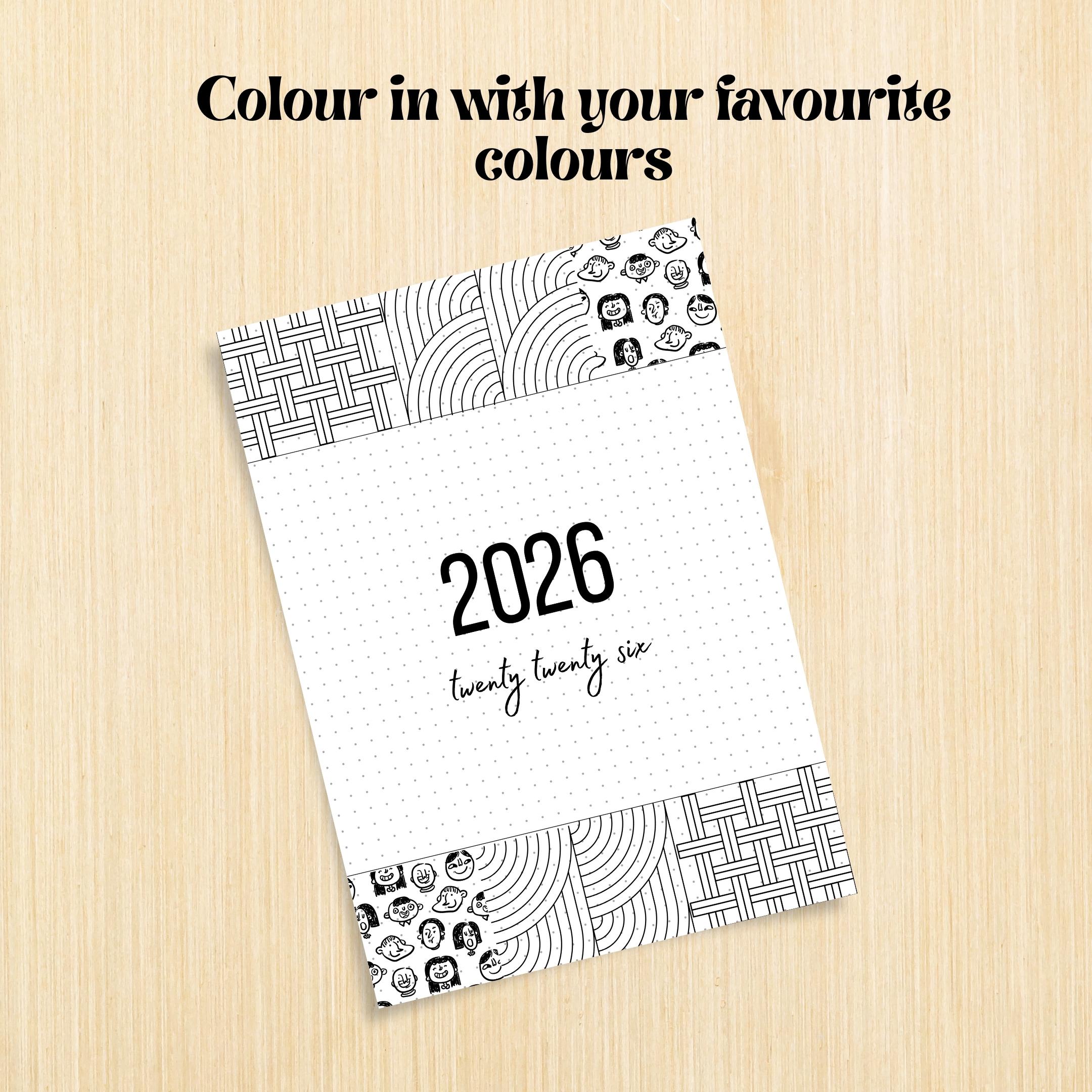 2026 Cover Pages — 2026 Bullet Journal Cover Page, PRINTABLE Title Page, Printable Cover Page, 2026 Planner... | Bloom Joyfully printable