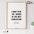 Athlete Quote — Michael Jordan Quote Printable Wall Art, "I want to be perceived", Motivational Basketball ... | Aislling printable