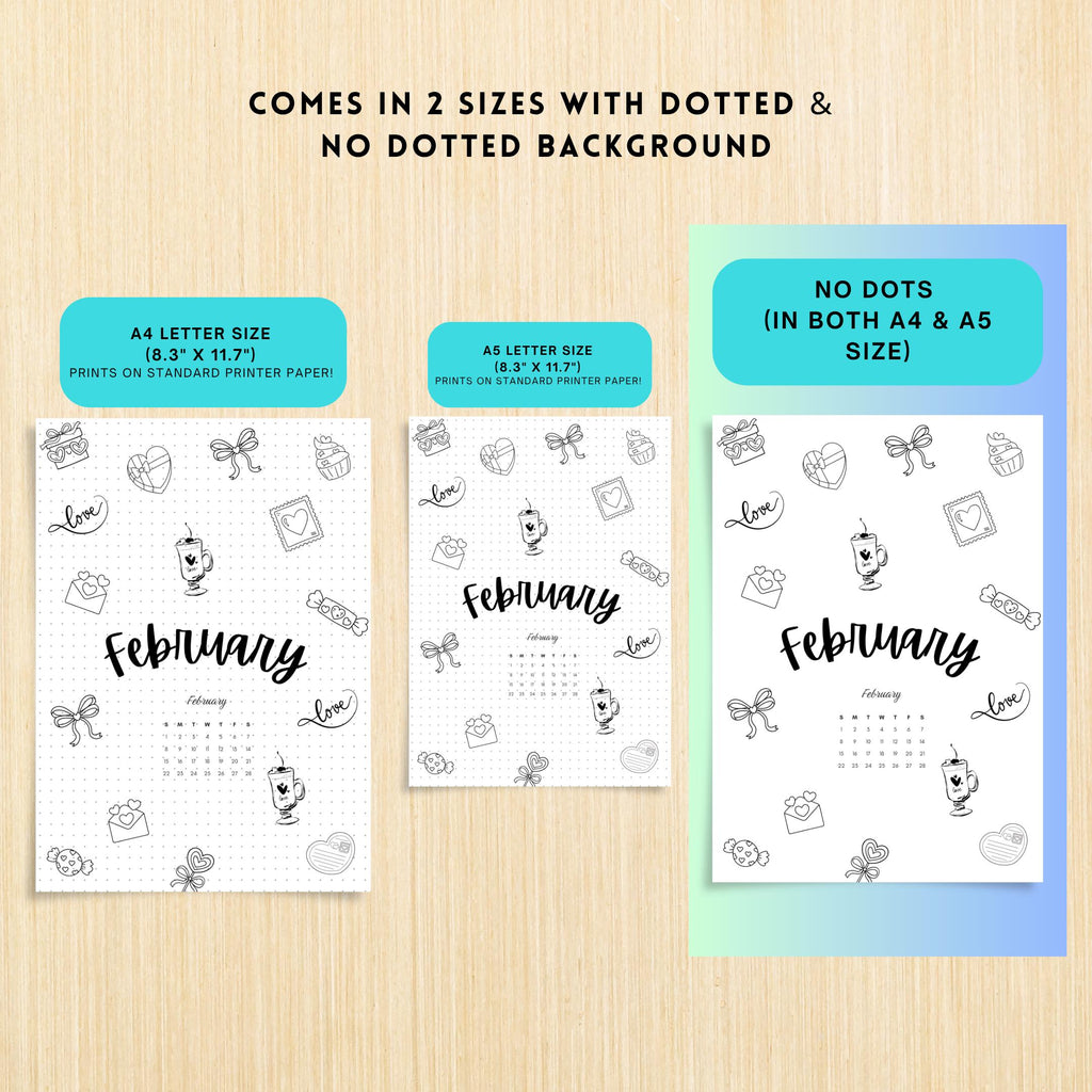 Budget Tracker — February Journal Bundle, Printable Planner, February Planner, Habit Tracker Coloring Pages... | Mindfulness printable