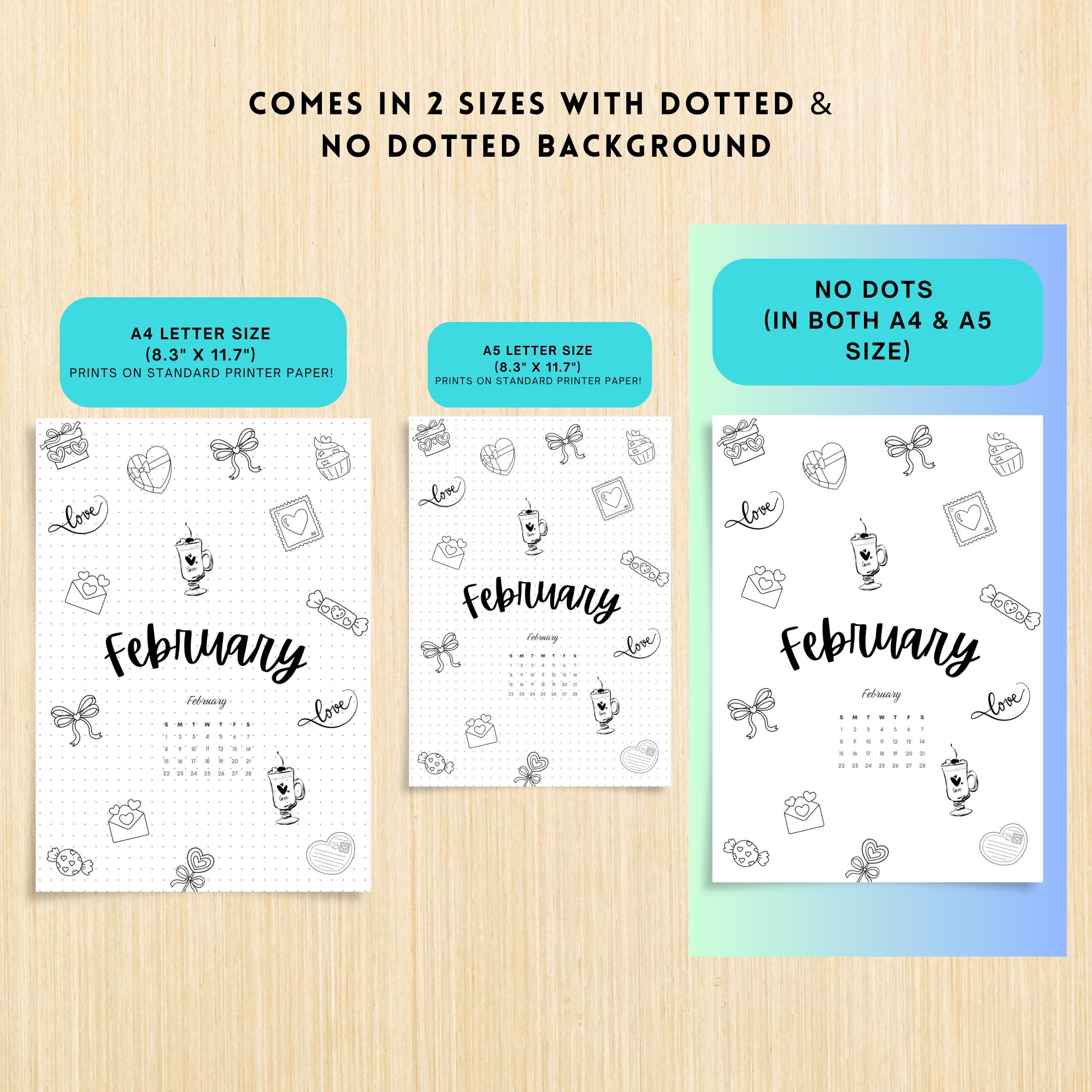 Budget Tracker — February Journal Bundle, Printable Planner, February Planner, Habit Tracker Coloring Pages... | Mindfulness printable