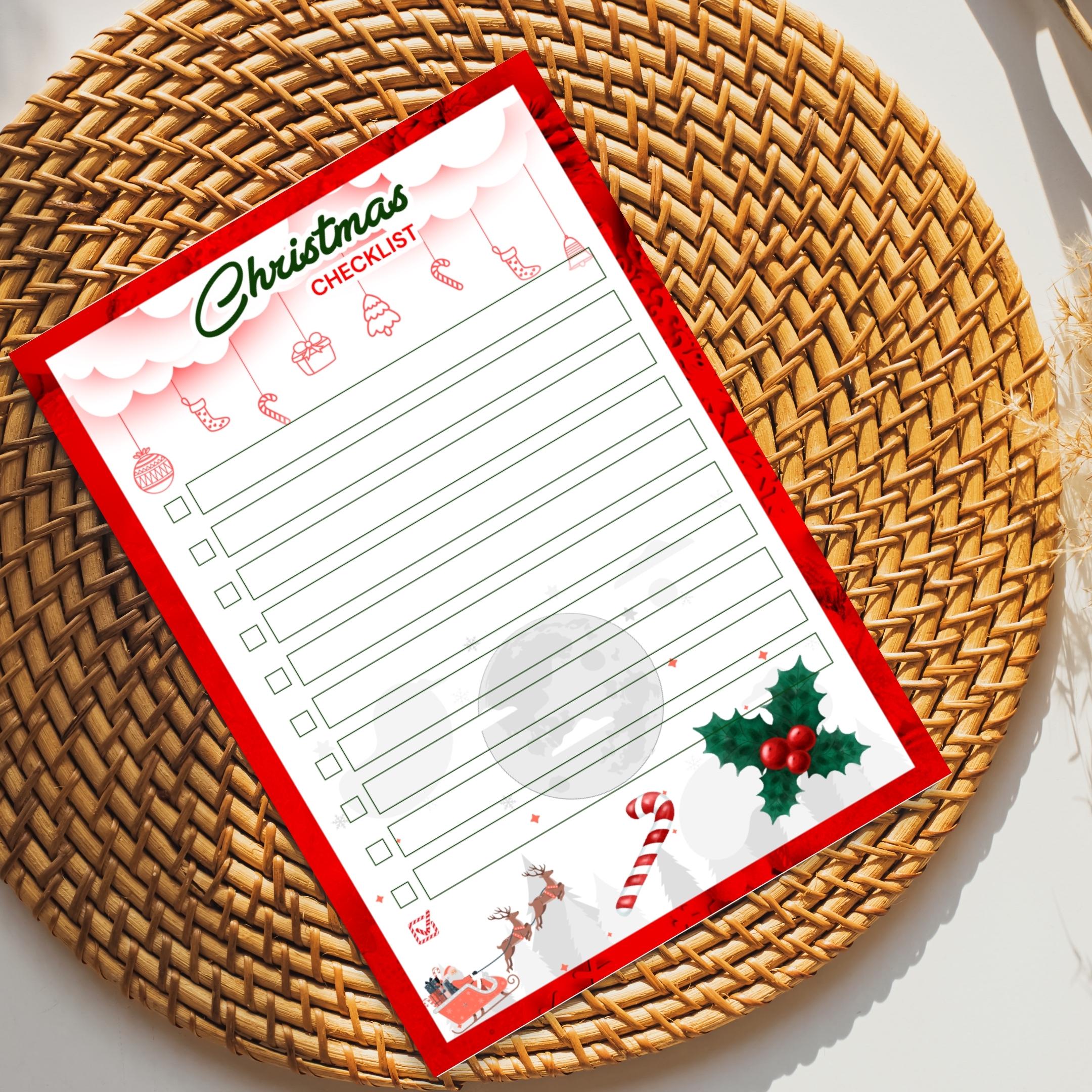 Christmas Budget — CHRISTMAS TRACKER BUNDLE, Printable Journal Pages, A4 Size | Bloom Joyfully printable