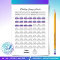 Birthday Fund — Birthday Savings Tracker PRINTABLE, Birthday Fund Tracker, Birthday Budget Planner, Party S... | Bloom Joyfully printable