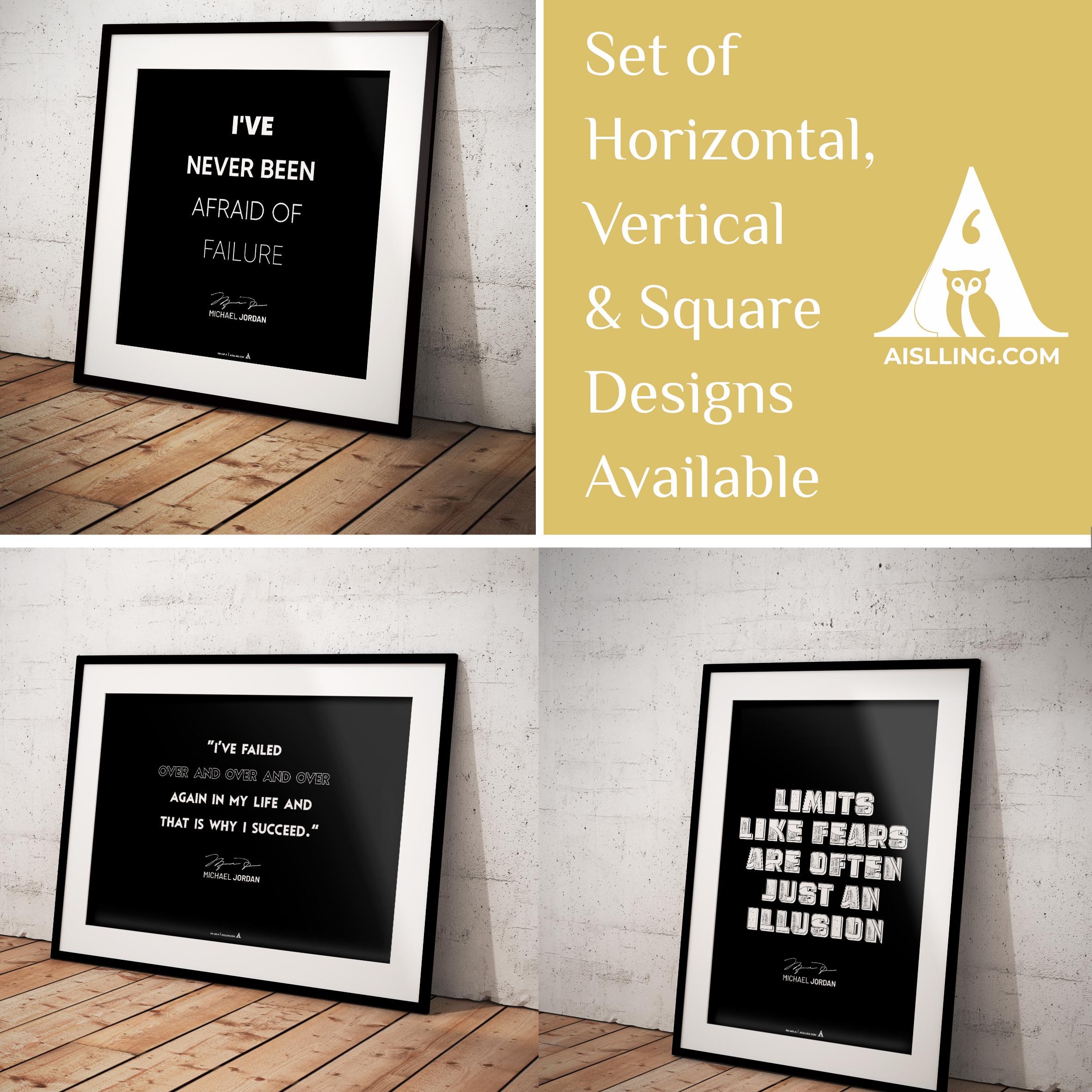 Athlete Quote — Michael Jordan Motivational Quote Print: Basketball Wall Art (Digital Download) | Aislling printable