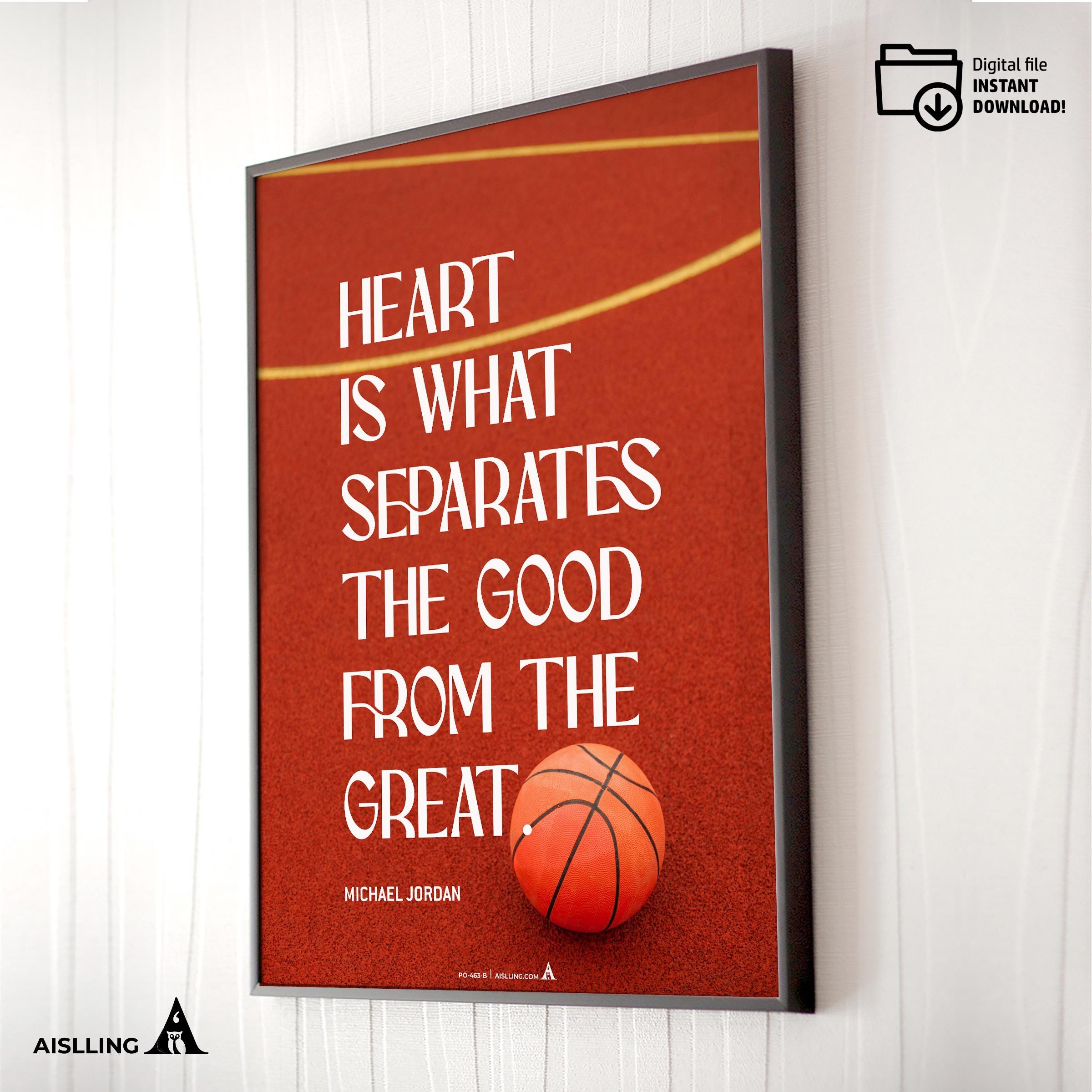 Aislling — Michael Jordan Quotes Digital Printable Wall Art Inspirational Quotes Jordan Mentality Poster Ba... | Aislling printable