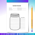 Budget Planner Print — Savings Jar Tracker PRINTABLE, Money Saving Challenge, Savings Challenge, Budget Goa... | Bloom Joyfully printable