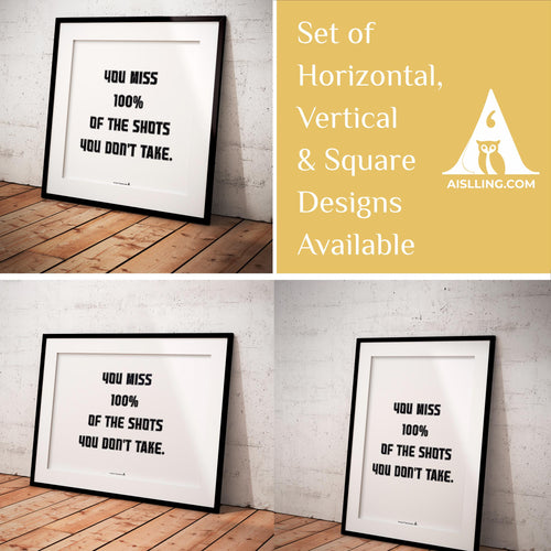 Aislling — Michael Jordan Inspirational Quote Poster: Basketball Wall Art (Digital Download) | Aislling printable