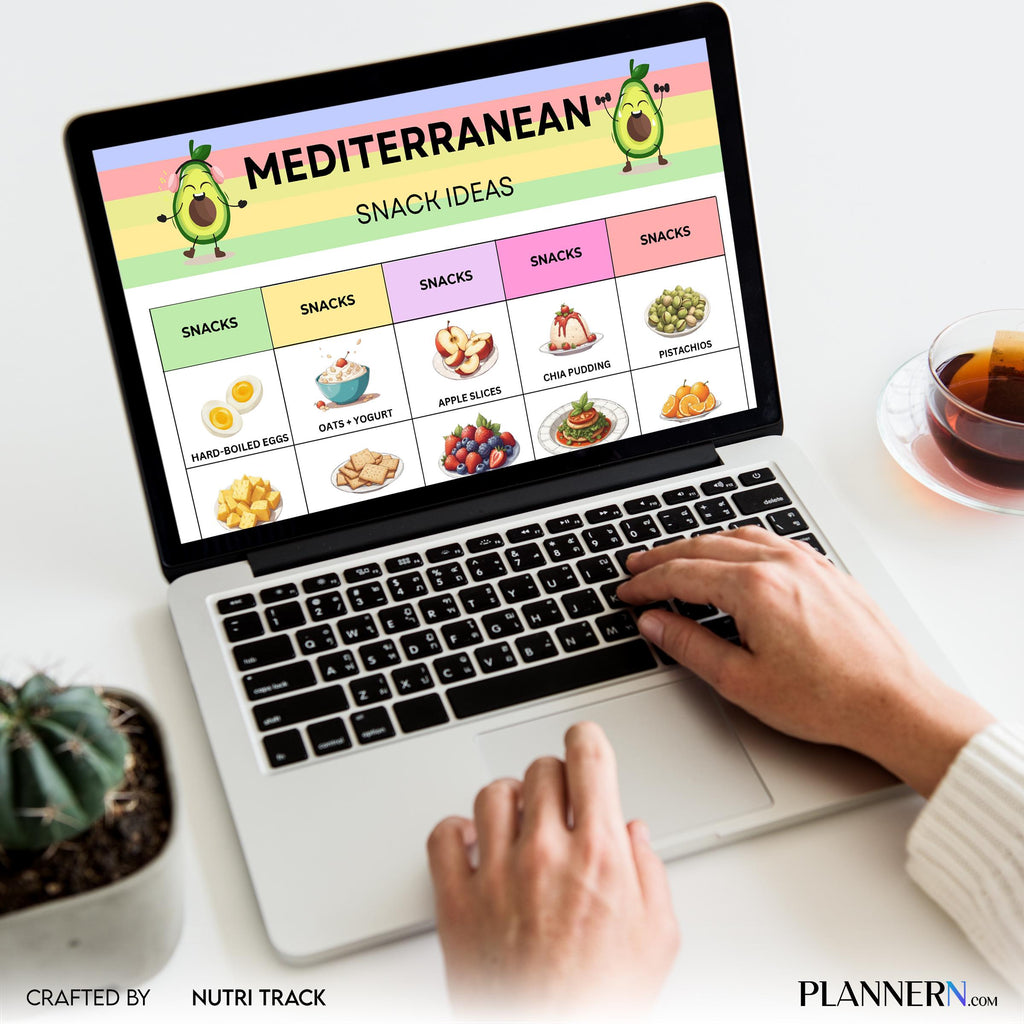 Food List — Mediterranean Snacks Printable, Mediterranean Diet Snack Ideas, Mediterranean Foods Chart, Medi... | Nutri Track printable
