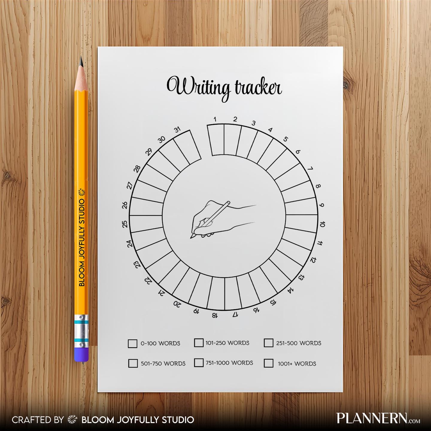 Author Planner — Writing Tracker Printable, Daily Word Count Log, Writing Progress Planner, Printable Plann... | Aislling printable