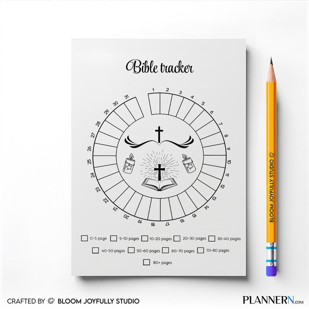 Bible Journal — Bible Reading Tracker Printable, Christian Planner, Bible Study Journal, Faith Tracker, A4/... | Bloom Joyfully printable