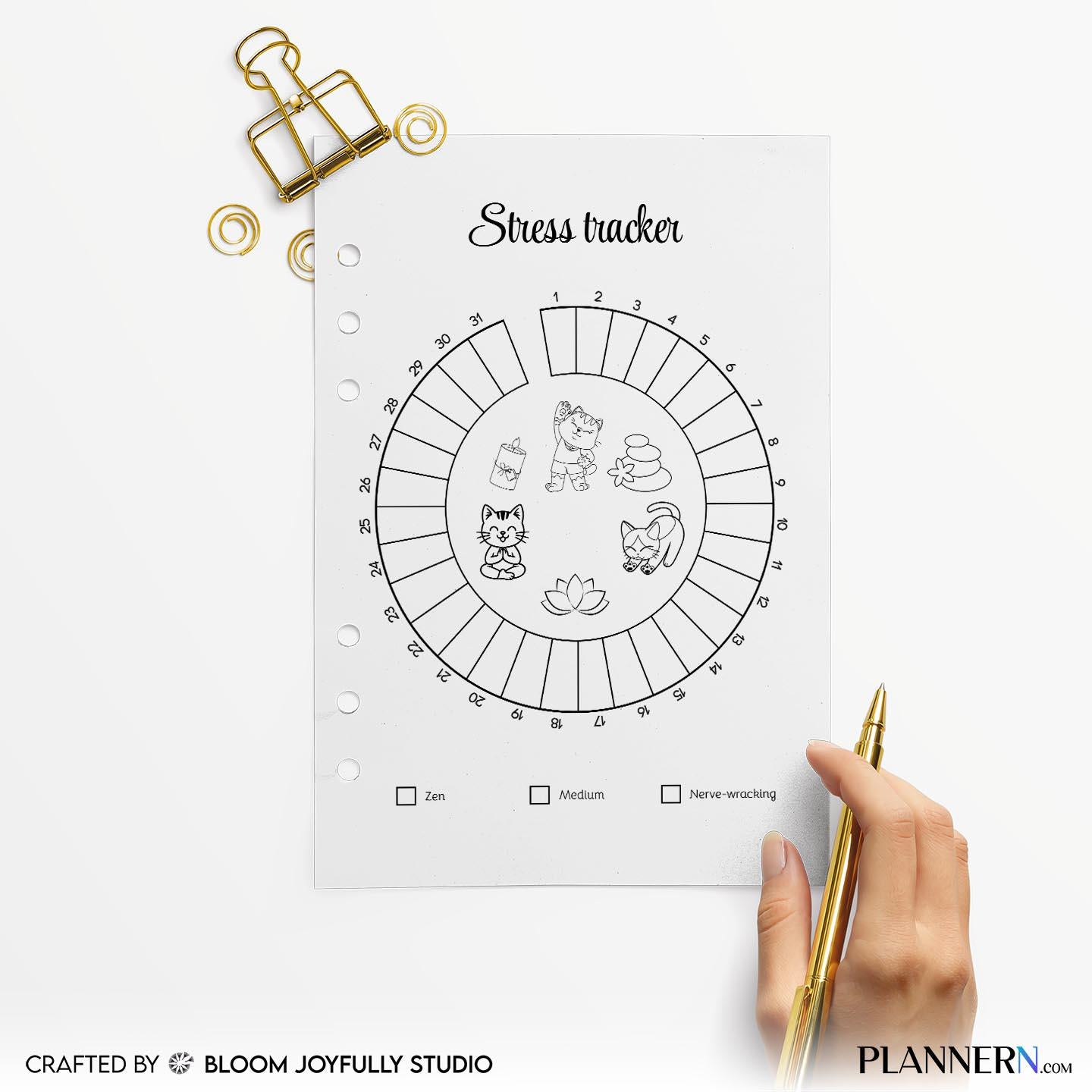 Anxiety Journal — Stress Tracker Printable, Stress Management Journal, Anxiety Tracker, Mental Wellness Pla... | Mindfulness printable
