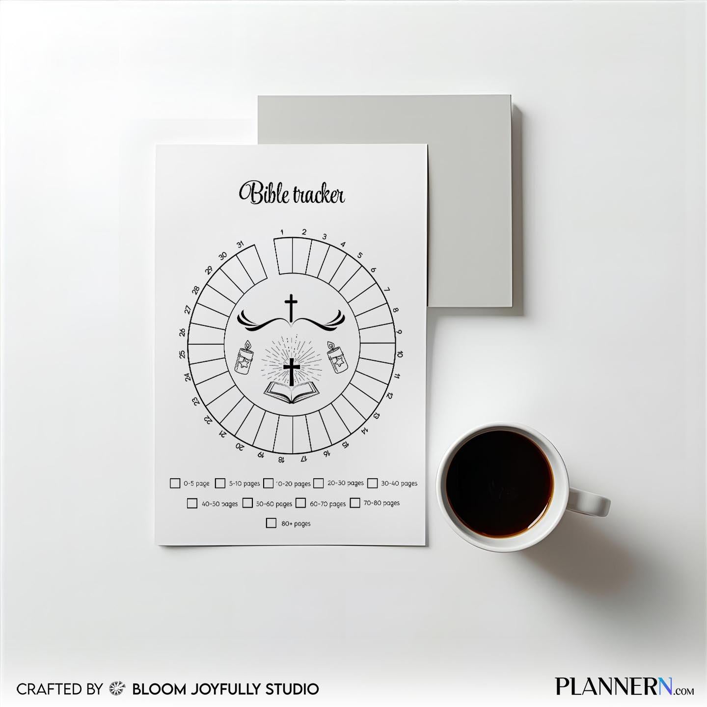 Bible Journal — Bible Reading Tracker Printable, Christian Planner, Bible Study Journal, Faith Tracker, A4/... | Bloom Joyfully printable