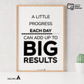 Aislling — a little progress each day Quotes Digital Printable Wall Art Inspirational Quotes Poster, Motiva... | Aislling printable