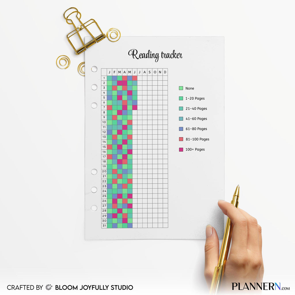 Book Journal — Reading Tracker PRINTABLE, Reading Tracker, Reading Log, Habit Tracker, Book Tracker, Book J... | Bloom Joyfully printable