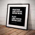 Aislling — Motivational Quotes, practice Like you've never won, Michael Jordan, NBA Sports, Printable NBA P... | Aislling printable