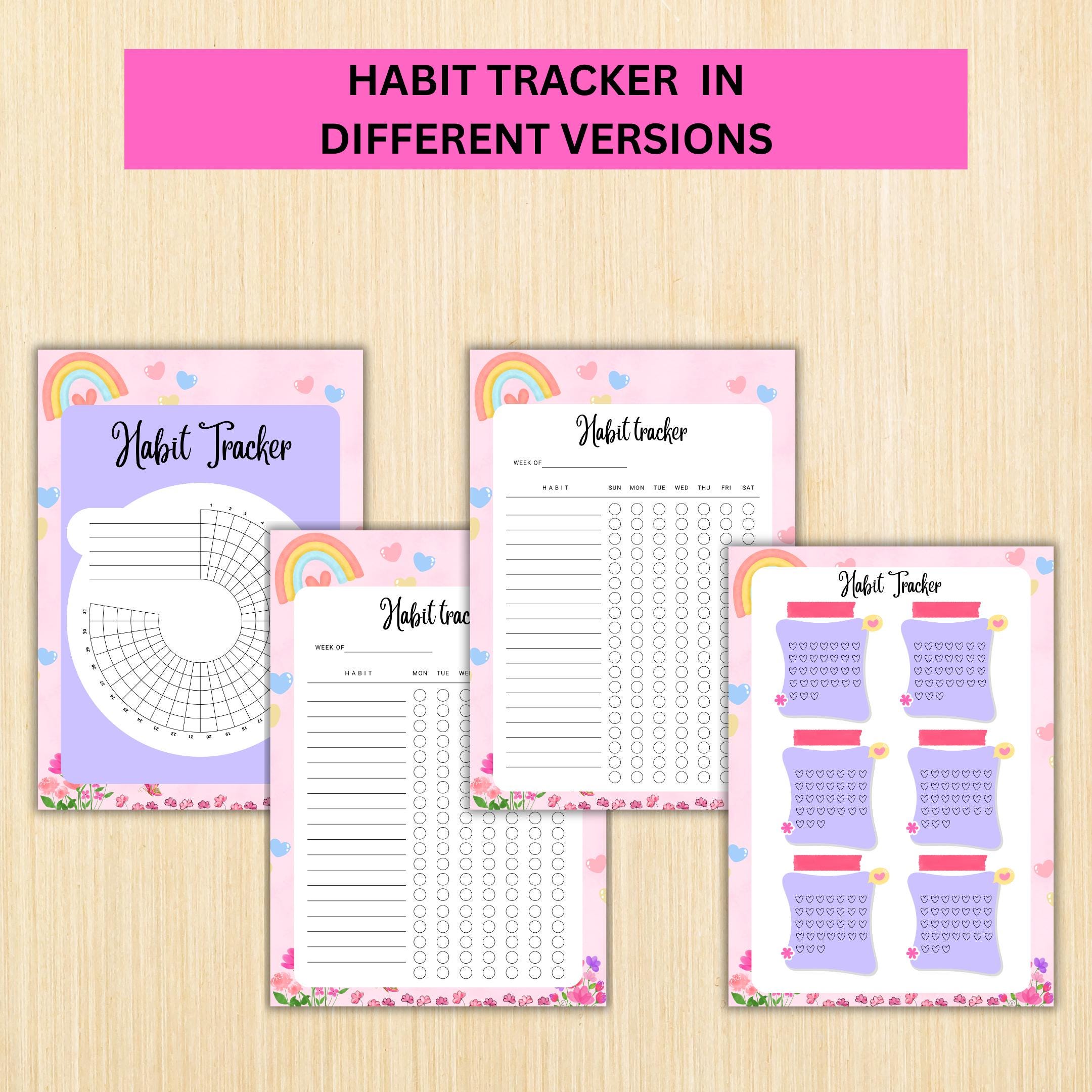 Digital Planner — MARCH Planner Bundle, Habit Tracker, Daily Reflection, Mental Health, Gratitude, Mood Tra... | Mindfulness printable