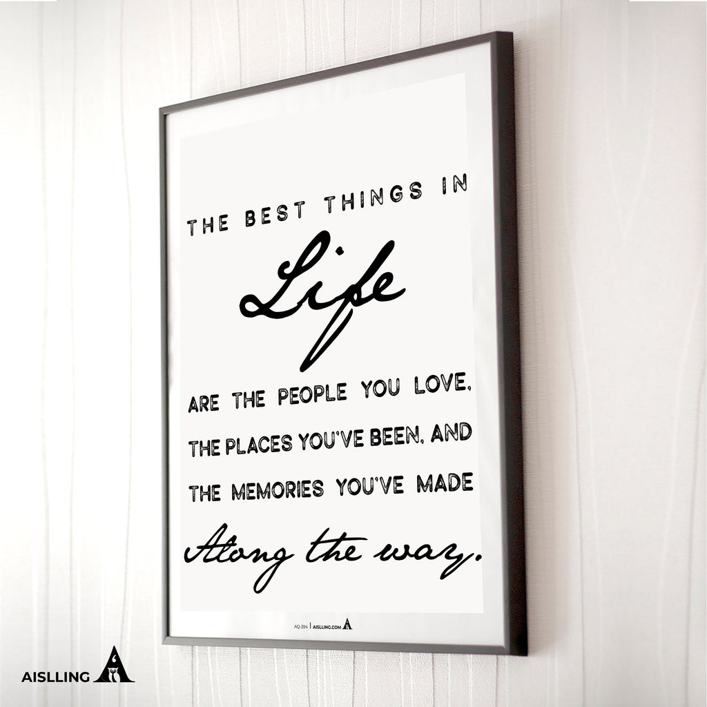 Aislling — The best things in life, Printable wall art, Inspirational quote, Positive quotes, Quote print, ... | Aislling printable