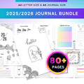 2025 Agenda — JOURNAL BUNDLE 2025/2026, Goal Setting Pack, Mega Digital Journal Bundle, Planner Bundle, Dig... | Bloom Joyfully printable