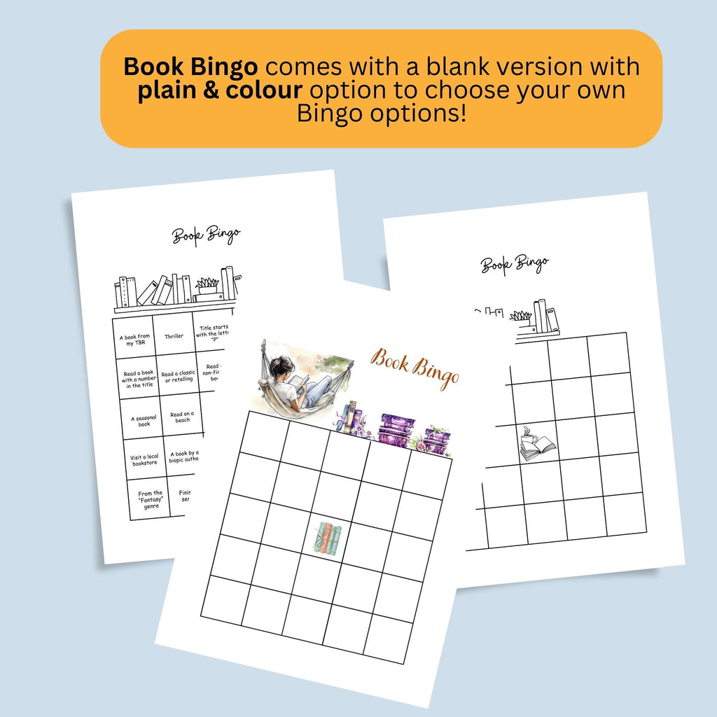 Book Challenge — READING JOURNAL Printable Bundle, Printable Book Tracker, Book Journal, Printable Reading ... | Bloom Joyfully printable