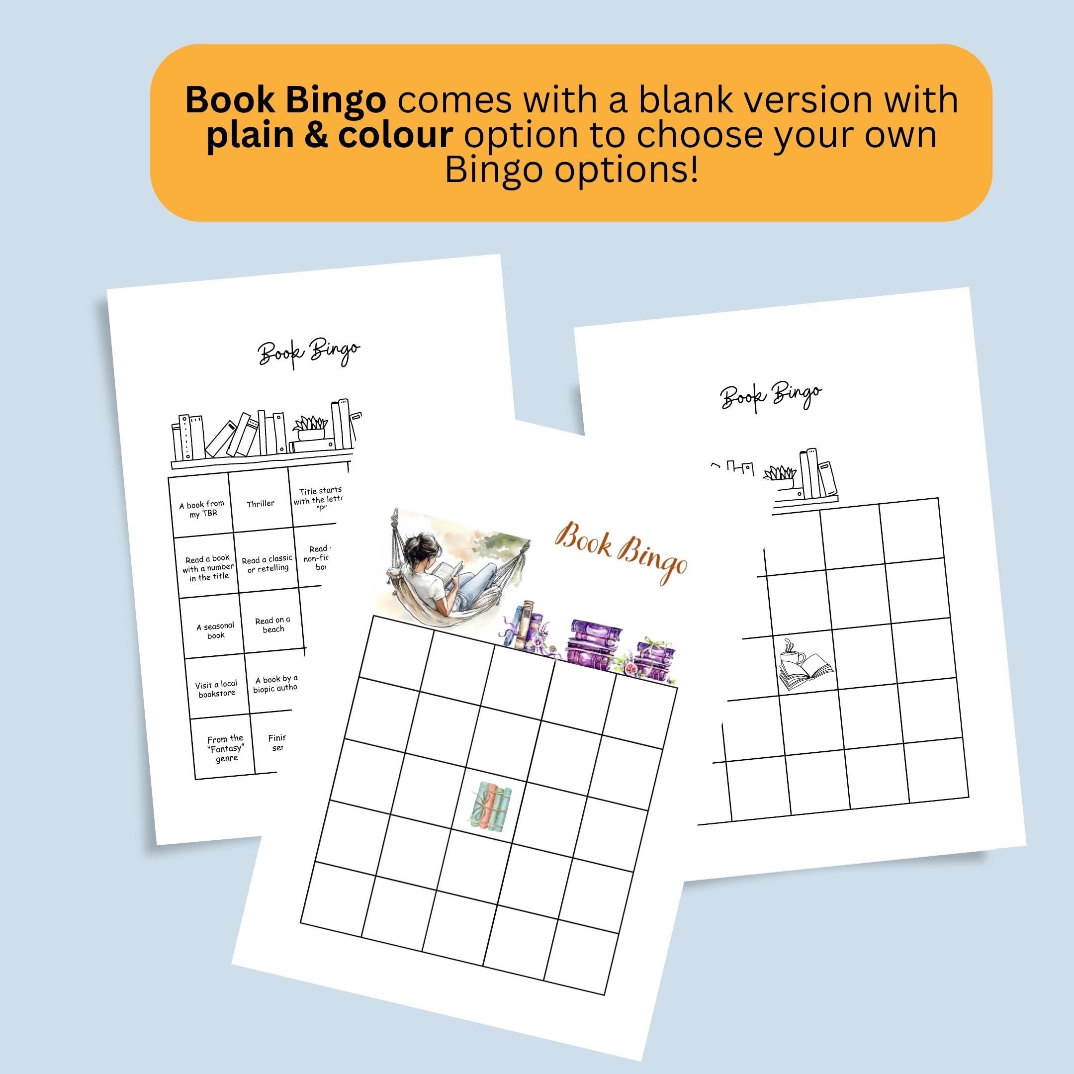 Book Challenge — READING JOURNAL Printable Bundle, Printable Book Tracker, Book Journal, Printable Reading ... | Bloom Joyfully printable