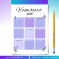 2026 Goals — 2026 My VISION BOARD, Health, Family, Wealth, Career, Travel, Love, Lifestyle, Hobbies, Knowle... | Aislling printable