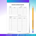 Budget Pdf — Income Tracker, Expense Tracker, Business Money Organiser, Finance Planner, Monthly Budget, Mo... | Bloom Joyfully printable