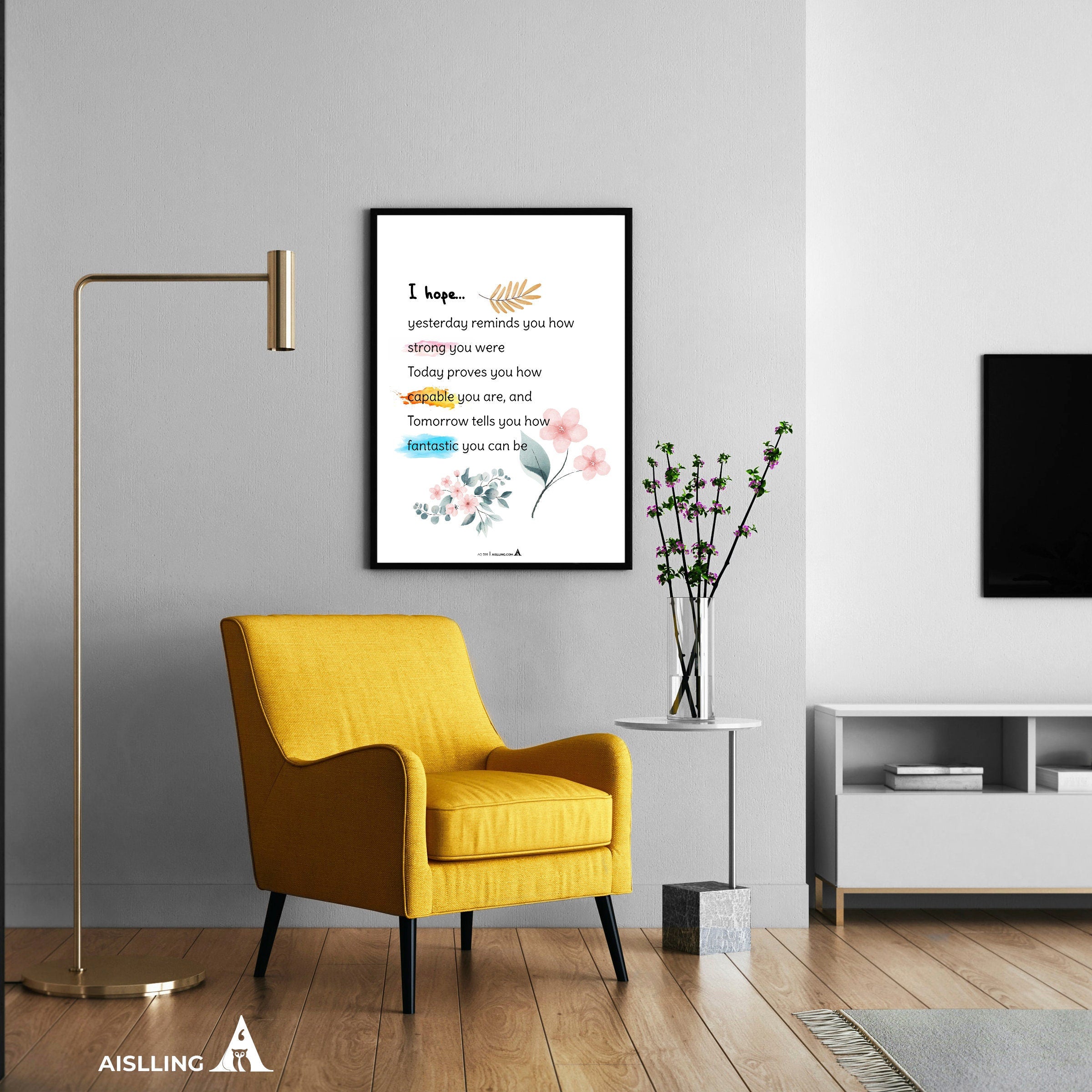 Aislling — I hope Posters Sign Kit Calming Decor Print Counselor Office Art Feelings SEL Kids Peace Classro... | Mindfulness printable