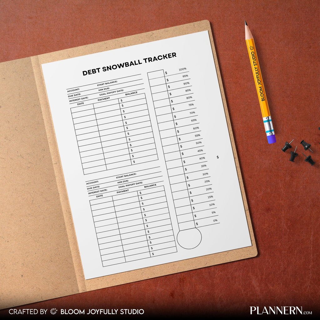 Budget Planner — Debt Payment Tracker PRINTABLE, Money Planner, Debt Repayment Plan, Debt Snowball Tracker,... | Bloom Joyfully printable