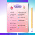 Anxiety Planner — Daily Self Care Checklist, Self, Care Planner, Wellness Bucket List, Self Care Activity, ... | Mindfulness printable