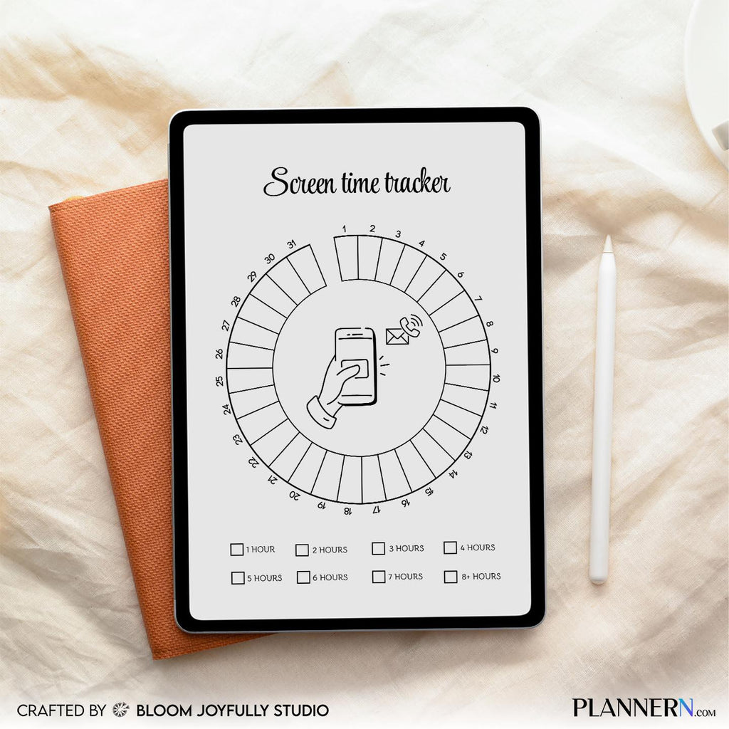 Adhd Tracker — Screen Time Tracker PRINTABLE, Digital Detox Planner, Reduce Phone Usage Log, Productivity P... | Bloom Joyfully printable
