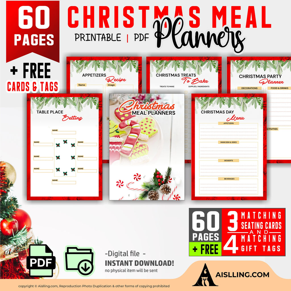 Chrismtas Gift List — Printable Christmas Planner Printable, Christmas Gift List Editable, Fillable, PDF, C... | Bloom Joyfully printable