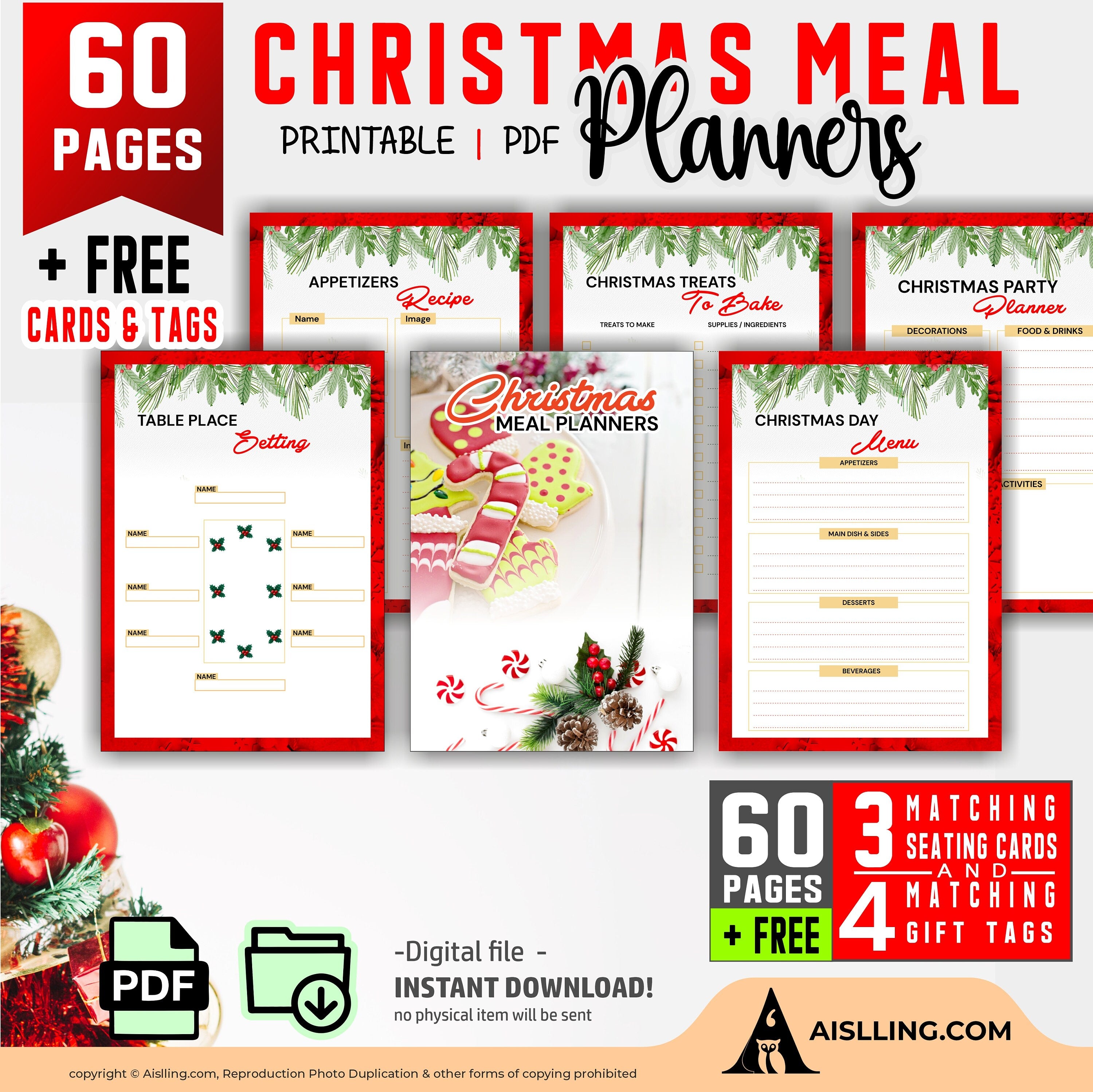 Chrismtas Gift List — Printable Christmas Planner Printable, Christmas Gift List Editable, Fillable, PDF, C... | Bloom Joyfully printable